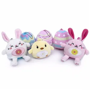 Easter Inside Outsies Plush Keychains - Assorted Styles