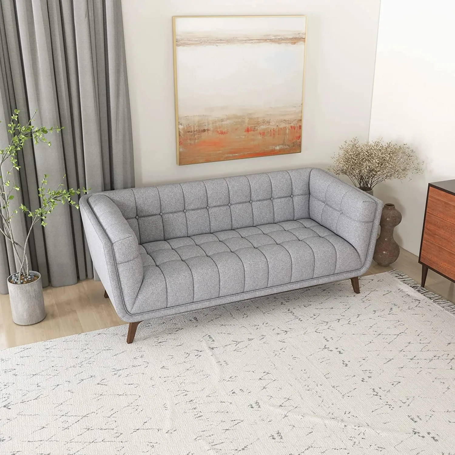 Louis Fabric Sofa For Living Room