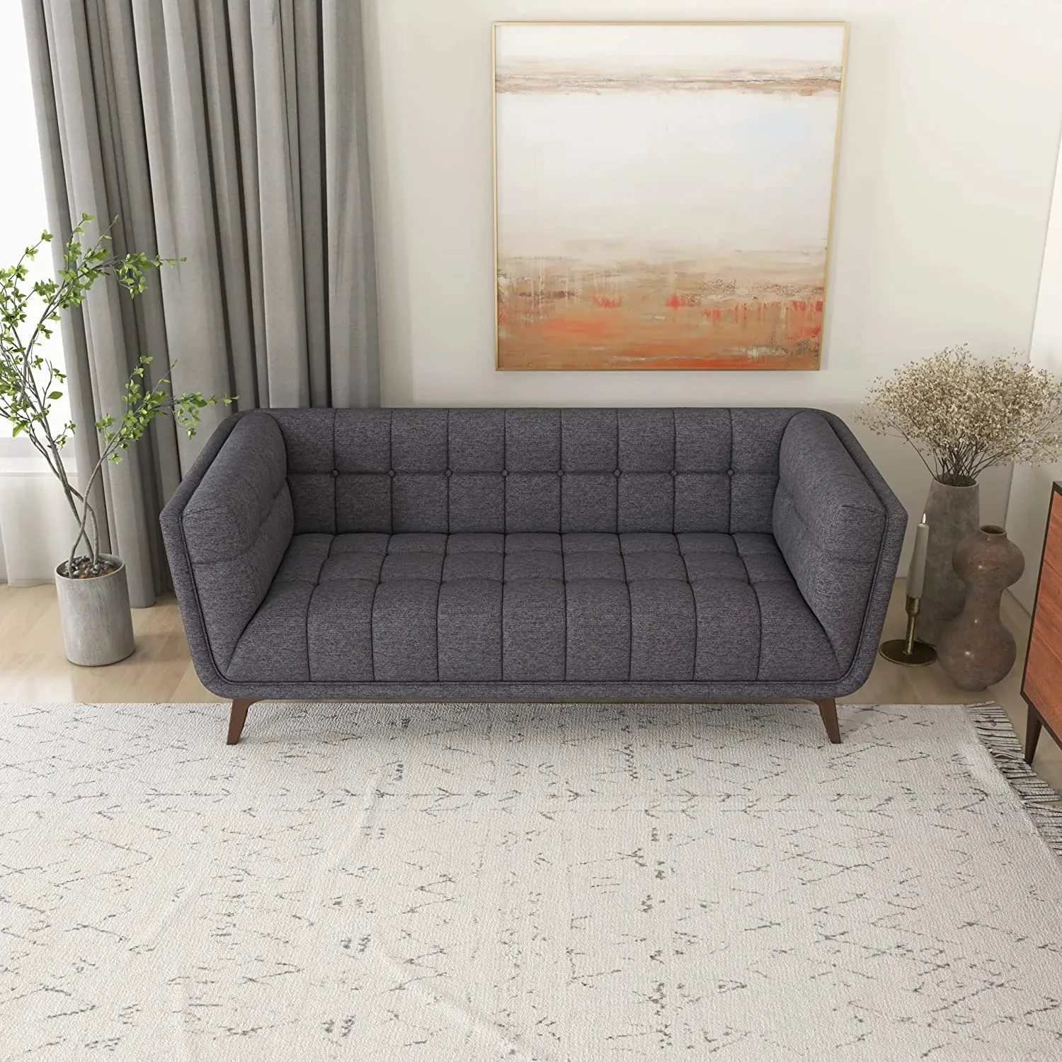 Louis Fabric Sofa For Living Room