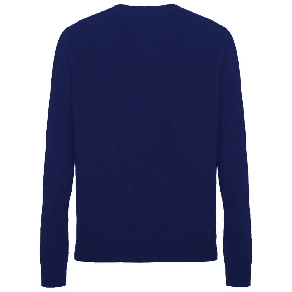 Malo Blue Cashmere Sweater